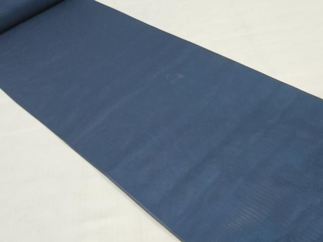 平和屋着物＊夏物　色無地　反物　着尺　紗　留紺色　逸品　未使用　DABH3606zy