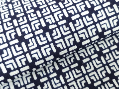 平和屋着物＊夏物　男性　浴衣　反物　着尺　注染　東京本染　格子　綿　逸品　未使用　DABH3610zy