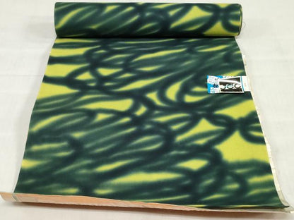 平和屋着物＊夏物　浴衣　反物　着尺　霞文　綿　逸品　未使用　DABH3715zy