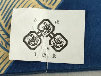 平和屋着物＊夏物　創業460年・千總　男性　浴衣　反物　着尺　四股名　貴乃花　キングサイズ　証紙付き 綿 逸品　未使用　DABH3720zy