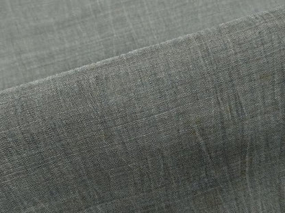 平和屋着物＊夏物　本場小千谷ちぢみ　反物　着尺　褐色　麻　逸品　未使用　DABH3739zy