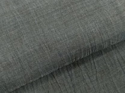 平和屋着物＊夏物　本場小千谷ちぢみ　反物　着尺　褐色　麻　逸品　未使用　DABH3739zy
