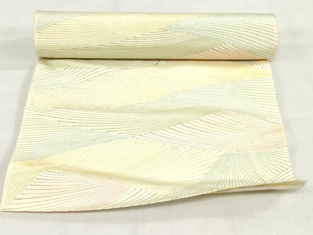 平和屋着物▼小紋　反物　着尺　切嵌め文　未使用　DABH3783zy