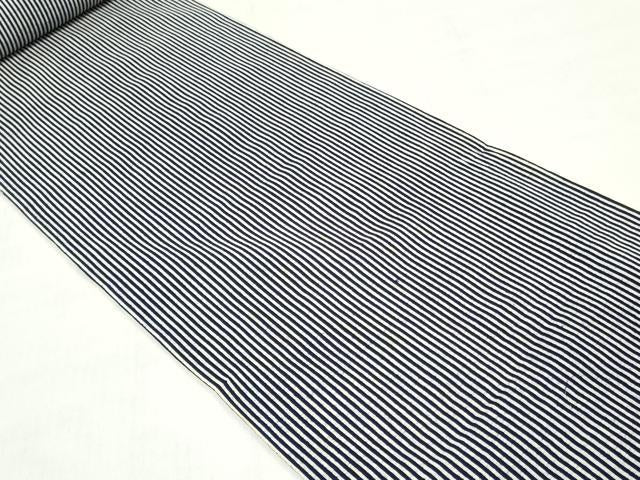平和屋着物＊夏物　浴衣　反物　着尺　注染　縞　綿　逸品　未使用　DABH3845zy