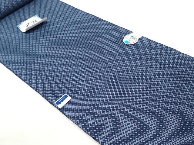 平和屋着物＊夏物　浴衣　反物　着尺　菱文　綿　逸品　未使用　DABH3864zy