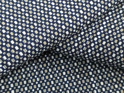 平和屋着物＊夏物　浴衣　反物　着尺　注染　三勝染　幾何学文　三越扱い　綿　逸品　未使用　DABH3875zy