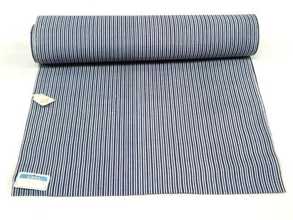 平和屋着物＊夏物　浴衣　反物　着尺　注染　縞　西武百貨店扱い　綿　逸品　未使用　DABH3882zy