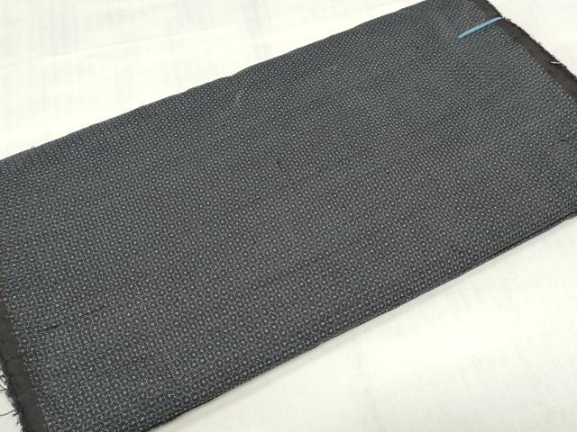 平和屋着物▼男性　大島紬　反物　着尺　80亀甲　総詰め　逸品　未使用　DABH3922zy