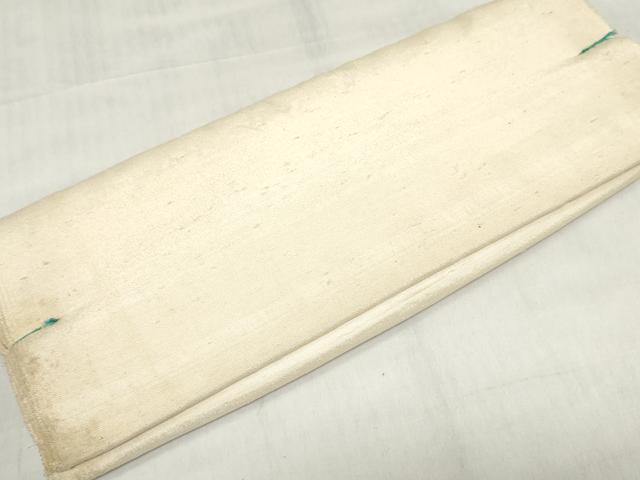 平和屋着物▼白生地　反物　着尺　生成り色　逸品　未使用　DABH3934zy