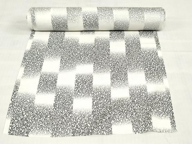 平和屋着物＊夏物　小紋　解き反物　着尺　絽　間道　五泉　逸品　DABH3945zy