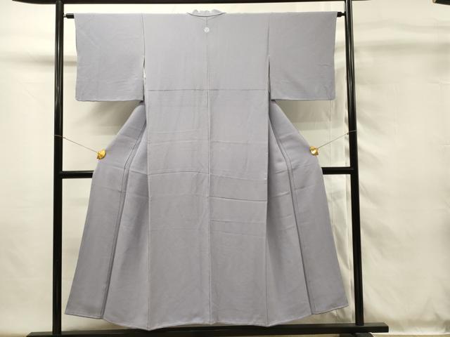 平和屋着物■上質な色無地　霞色　正絹　逸品　DABH4014qp
