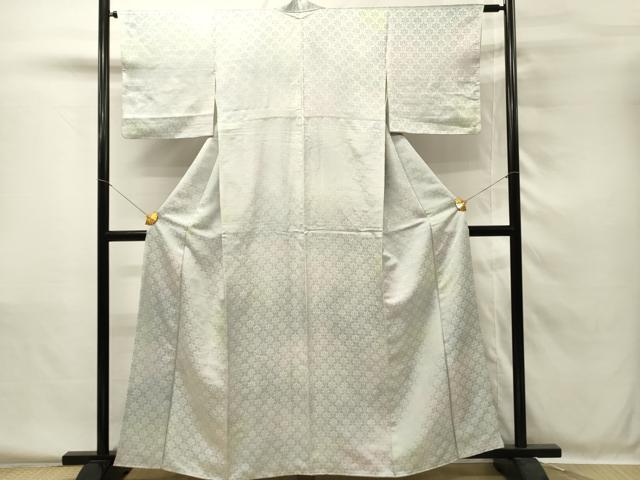 平和屋着物■上質な小紋　片輪車青海波地紋　暈し染め　正絹　逸品　DABH4049qp