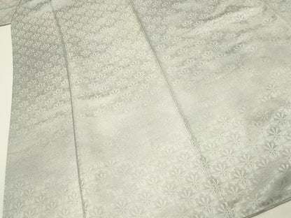 平和屋着物■上質な小紋　片輪車青海波地紋　暈し染め　正絹　逸品　DABH4049qp