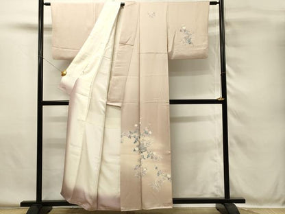 平和屋着物■訪問着　友禅　枝花文　暈し染め　松坂屋扱い　正絹　逸品　DABH4067qp