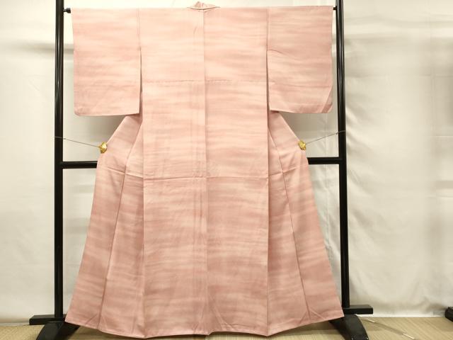 平和屋着物■上質な小紋　霞文　暈し染め　正絹　逸品　DABH4071qp