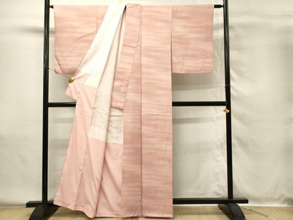平和屋着物■上質な小紋　霞文　暈し染め　正絹　逸品　DABH4071qp