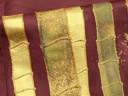 平和屋着物■豪華色留袖　駒刺繍　竹並べ　風景楓文　金彩　正絹　逸品　DABH4072qp