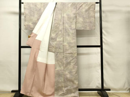 平和屋着物■本場大島紬　7マルキ　霞文　正絹　逸品　DABH4080qp