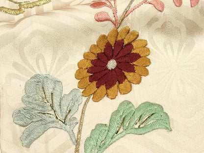 平和屋着物■豪華振袖　絞り　刺繍　雲取り草花文　金銀糸　正絹　逸品　DABH4211qp