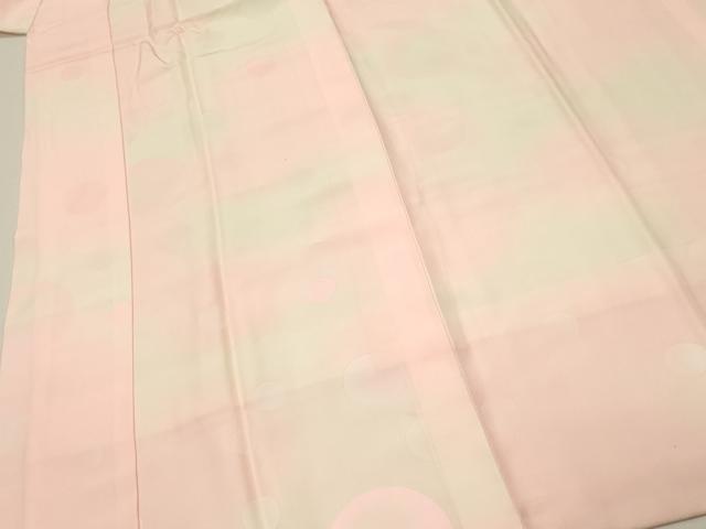 平和屋着物■長襦袢　袷　霞文　ドット　暈し染め　正絹　逸品　DABH4227qp