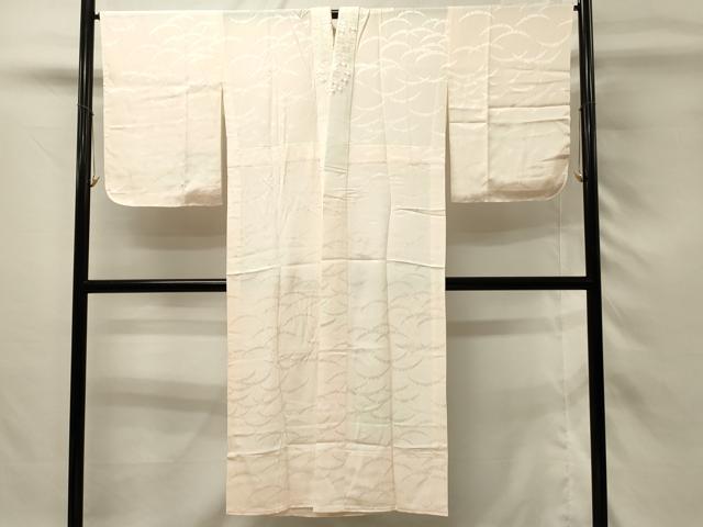 平和屋着物■長襦袢　無双仕立て　雪芝文　暈し染め　半衿刺繍　正絹　逸品　DABH4228qp
