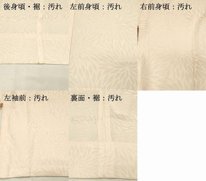 平和屋着物■長襦袢　無双仕立て　菊尽くし　正絹　逸品　DABH4230qp