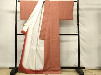 平和屋着物■上質な小紋　桜尽くし　金彩　正絹　逸品　DABH4253qp