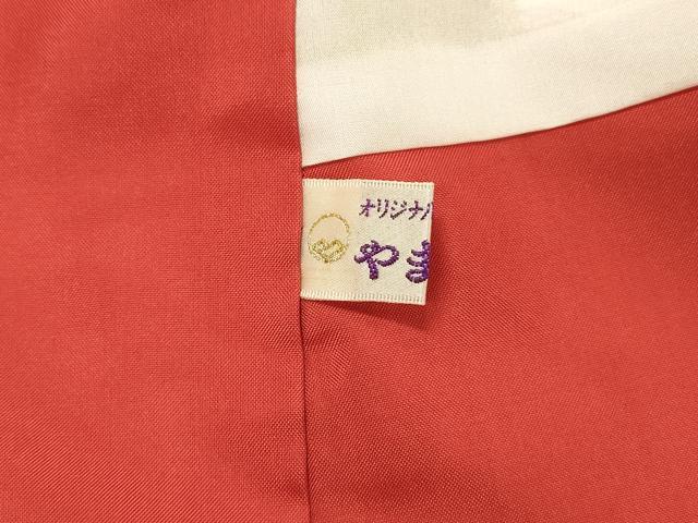 平和屋着物■上質な紬　抽象格子文　やまと誂製　ロング丈　正絹　逸品　DABH4256qp