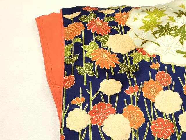 平和屋着物■訪問着　駒刺繍　雪輪花文　枝梅　金彩　正絹　逸品　DABH4468qp