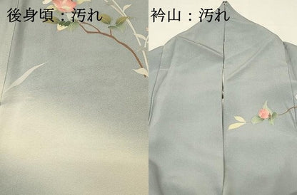 平和屋着物■訪問着　友禅　枝花文　暈し染め　やまと誂製　正絹　逸品　DABH4474qp