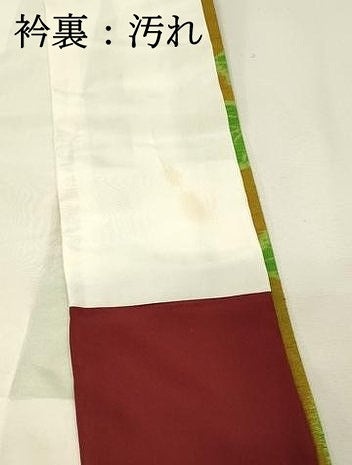 平和屋着物■上質な紬　草花文　正絹　逸品　DABH4479qp