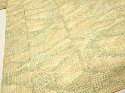 平和屋着物■上質な紬　雲取り文　やまと誂製　正絹　逸品　DABH4488qp