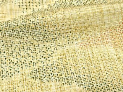 平和屋着物■上質な紬　雲取り文　やまと誂製　正絹　逸品　DABH4488qp