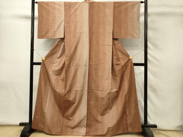 平和屋着物■上質な紬　抽象文様　正絹　逸品　DABH4492ya