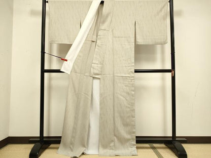 平和屋着物▽小紋　単衣　変わり間道　洗える着物　DABH4550du