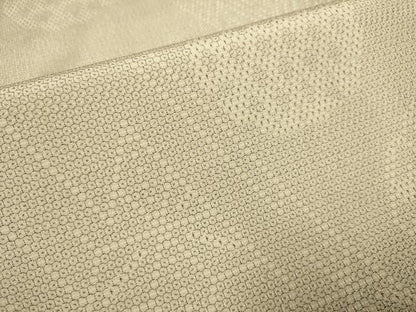 平和屋着物▽本塩沢　単衣　110亀甲　吉祥文　正絹　逸品　DABH4602du