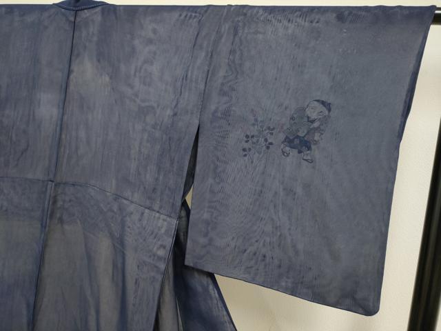 平和屋着物▽訪問着　無双　紗袷　紗×紗　童子　正絹　逸品　DABH4603du