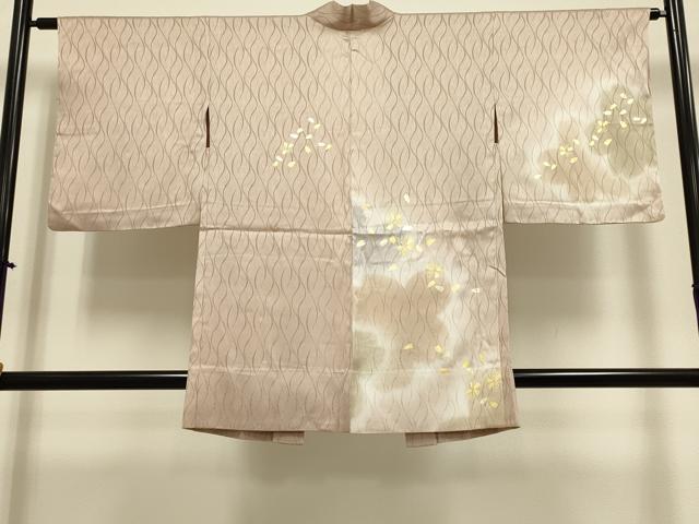 平和屋着物▽羽織　スリーシーズン　春夏秋　塵除け　舞zぁ倉文　暈し染め　金彩　正絹　逸品　DABH4606du