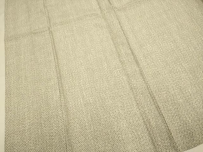 平和屋着物▽上質なお召　単衣　十字絣　正絹　逸品　DABH4626du