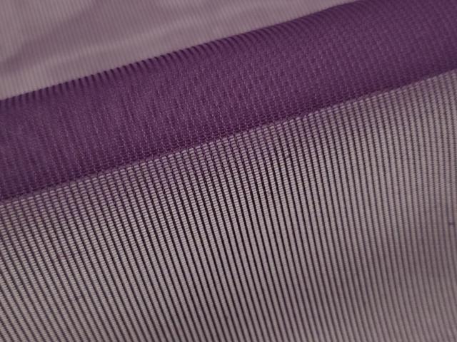 平和屋着物▽羽織　スリーシーズン　春夏秋　塵除け　蒲葡色　正絹　逸品　DABH4663du