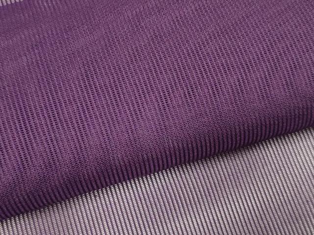 平和屋着物▽羽織　スリーシーズン　春夏秋　塵除け　蒲葡色　正絹　逸品　DABH4663du