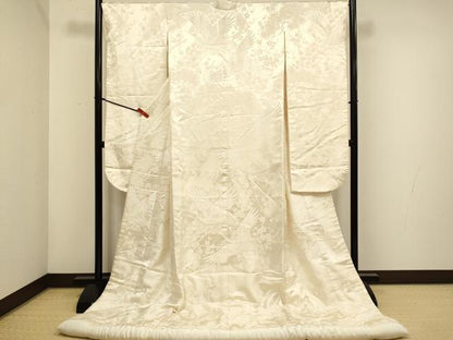 平和屋本店●白無垢　お引きずり　和装　婚礼　結婚式　花嫁　神社挙式　飛鶴文　松竹梅　逸品　DABH4670du