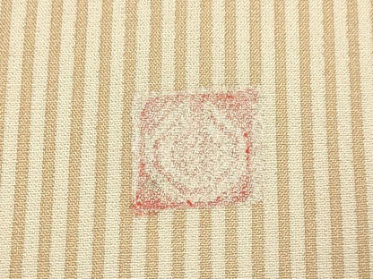 平和屋着物▽石川県指定無形文化財　牛首紬　白山工房　手織り　単衣　間道　暈し染め　証紙付き　正絹　逸品　DABH4700du