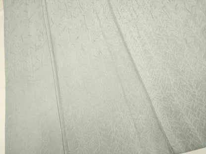 平和屋着物▽上質な色無地　単衣　蕎麦切色　正絹　逸品　DABH4751du