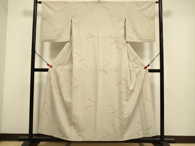 平和屋着物▽小紋　単衣　吹き寄せ文　洗える着物　DABH4802du