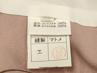 平和屋着物▽小紋　単衣　枝垂れ花文　洗える着物　DABH4815du