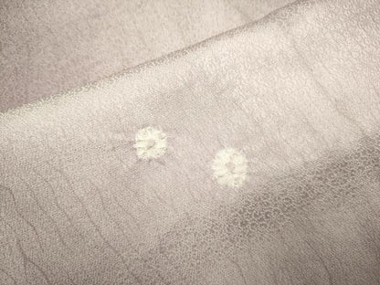平和屋着物▽上質な小紋　単衣　絞り　霞文　暈し染め　正絹　逸品　DABH4821du