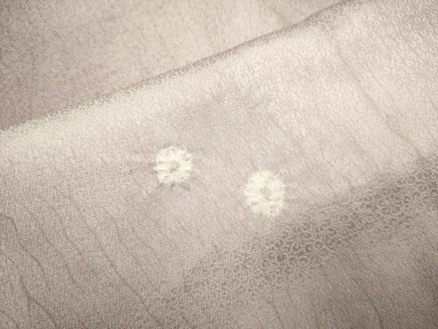 平和屋着物▽上質な小紋　単衣　絞り　霞文　暈し染め　正絹　逸品　DABH4821du