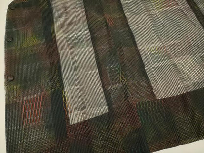 平和屋着物▽道行コート　スリーシーズン　春夏秋　塵除け　霞文　正絹　逸品　DABH4823du