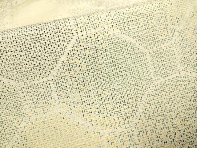 平和屋着物▽上質な紬　単衣　蜀江文　正絹　逸品　DABH4833du